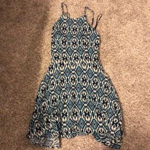 High neck summer dress